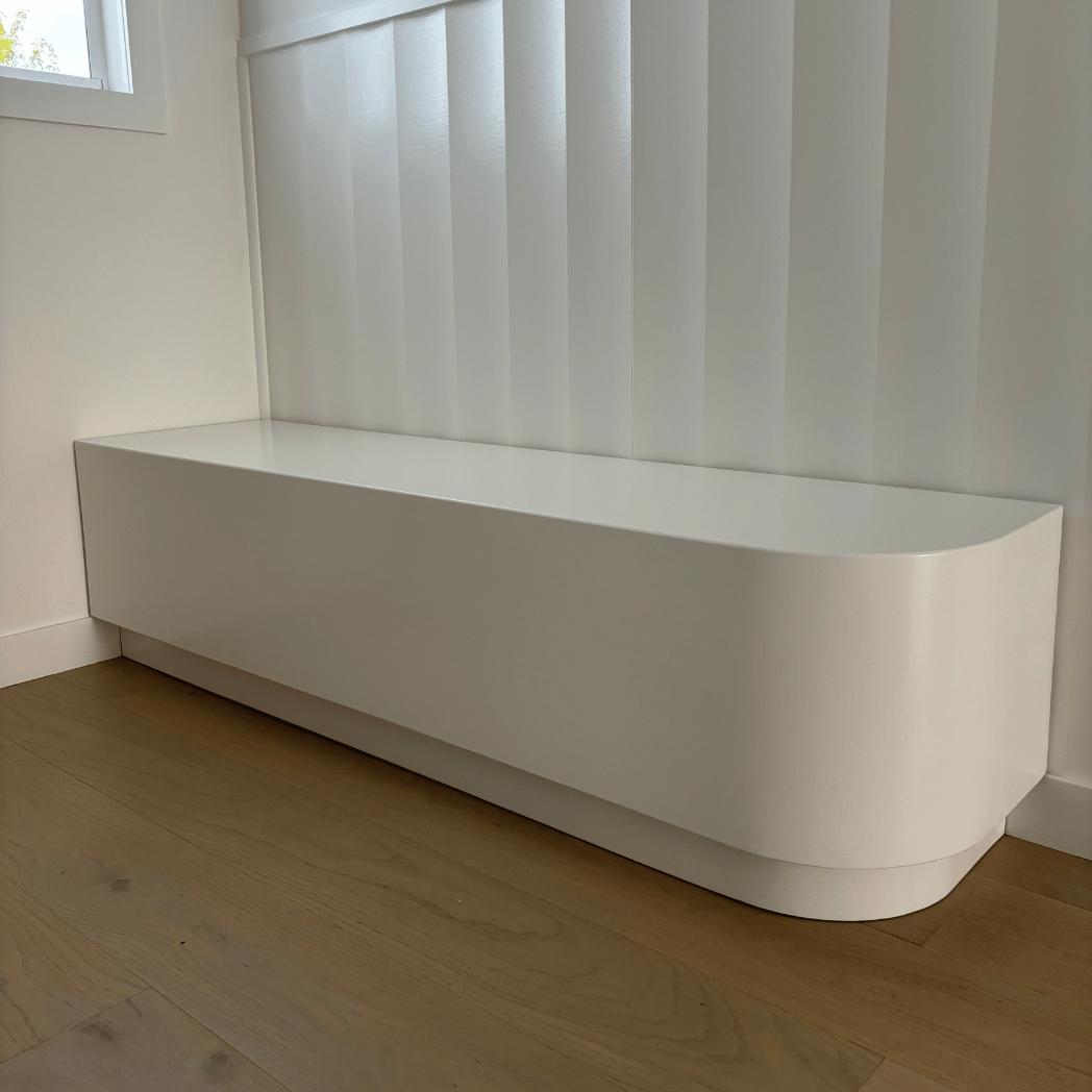 bench seat smooth white