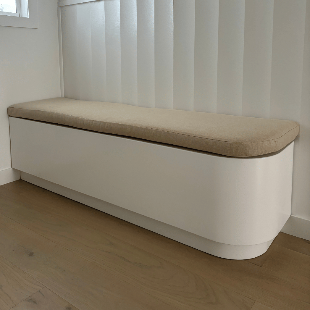 bench seat smooth white