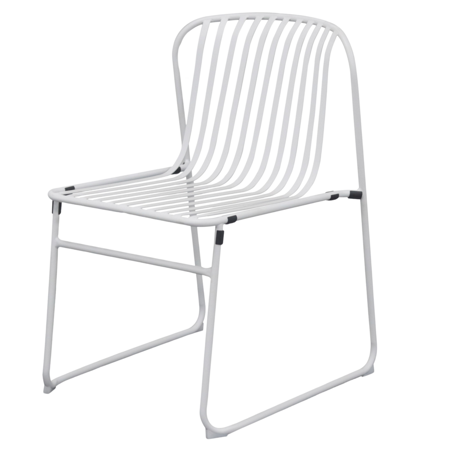 stradbroke white outdoor dining chair