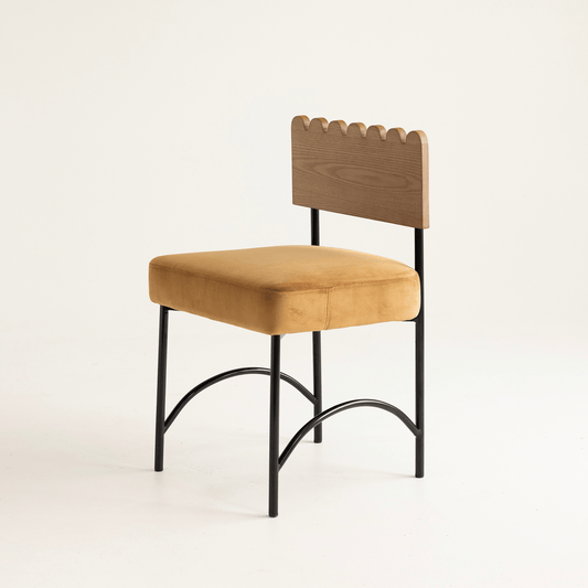Onyx toffee dining chair