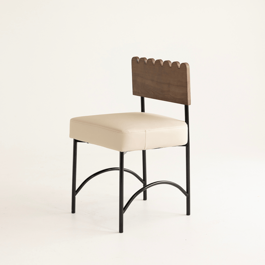 Onyx beige dining chair
