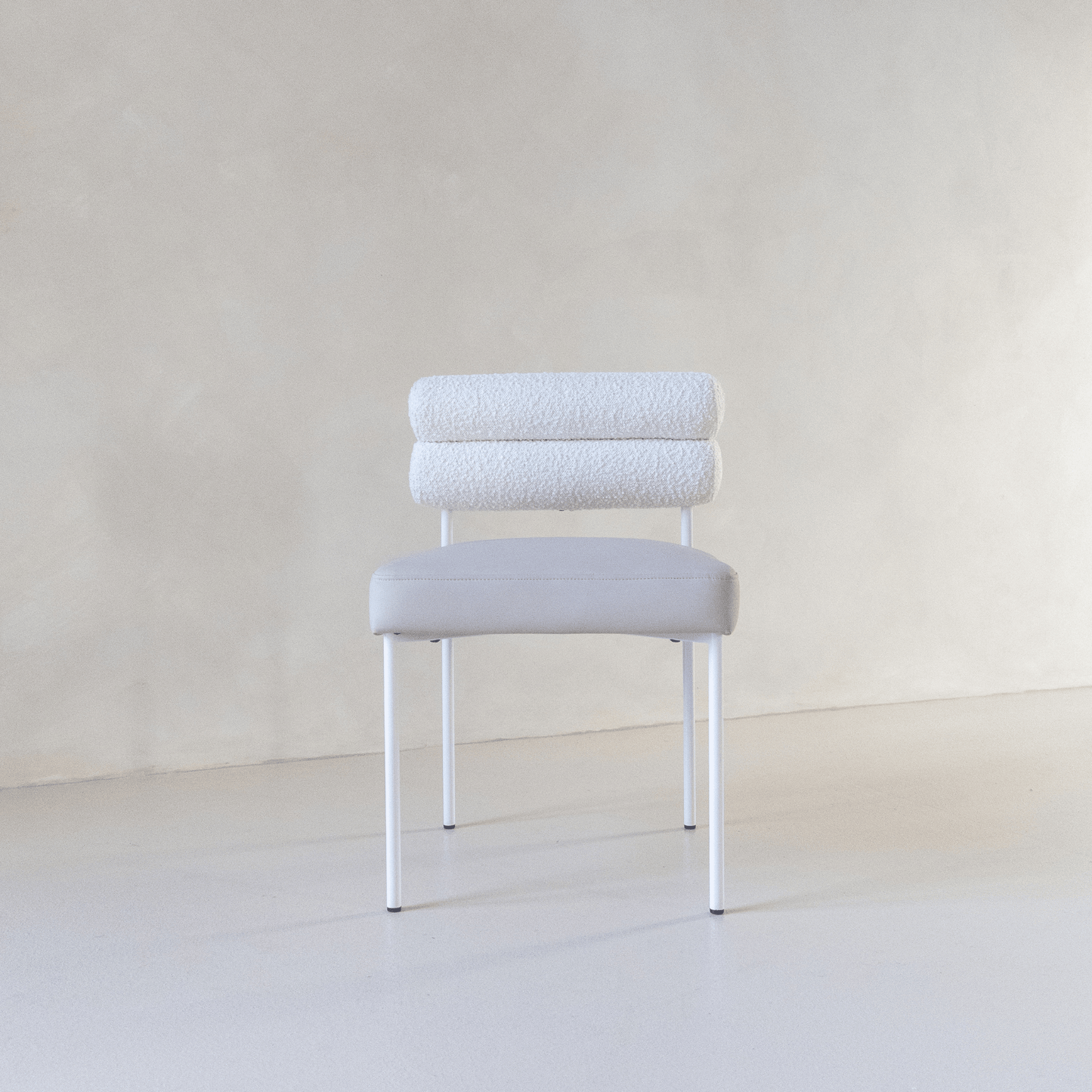 Eden white dining chair
