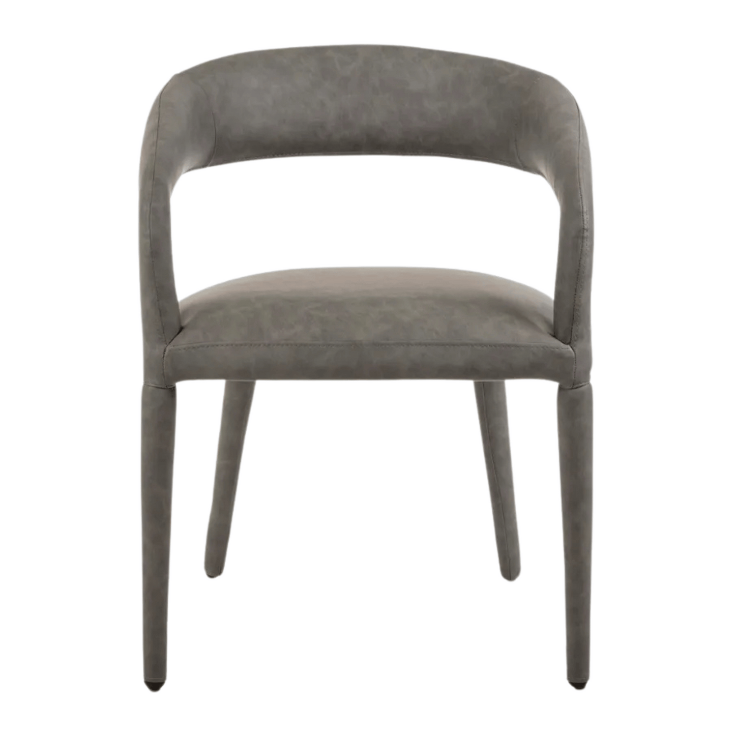 Woorim charcoal PU dining chair