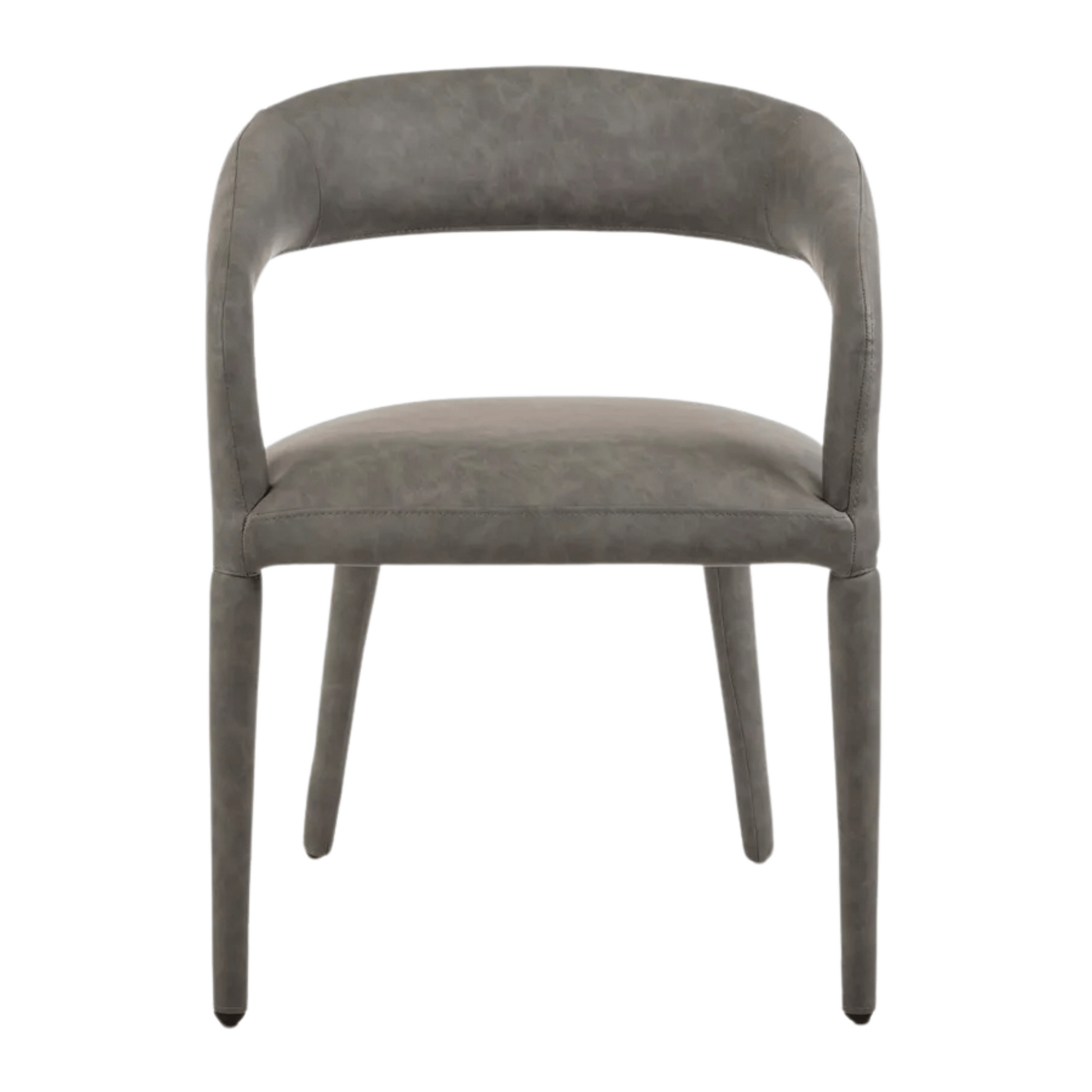 Woorim charcoal PU dining chair