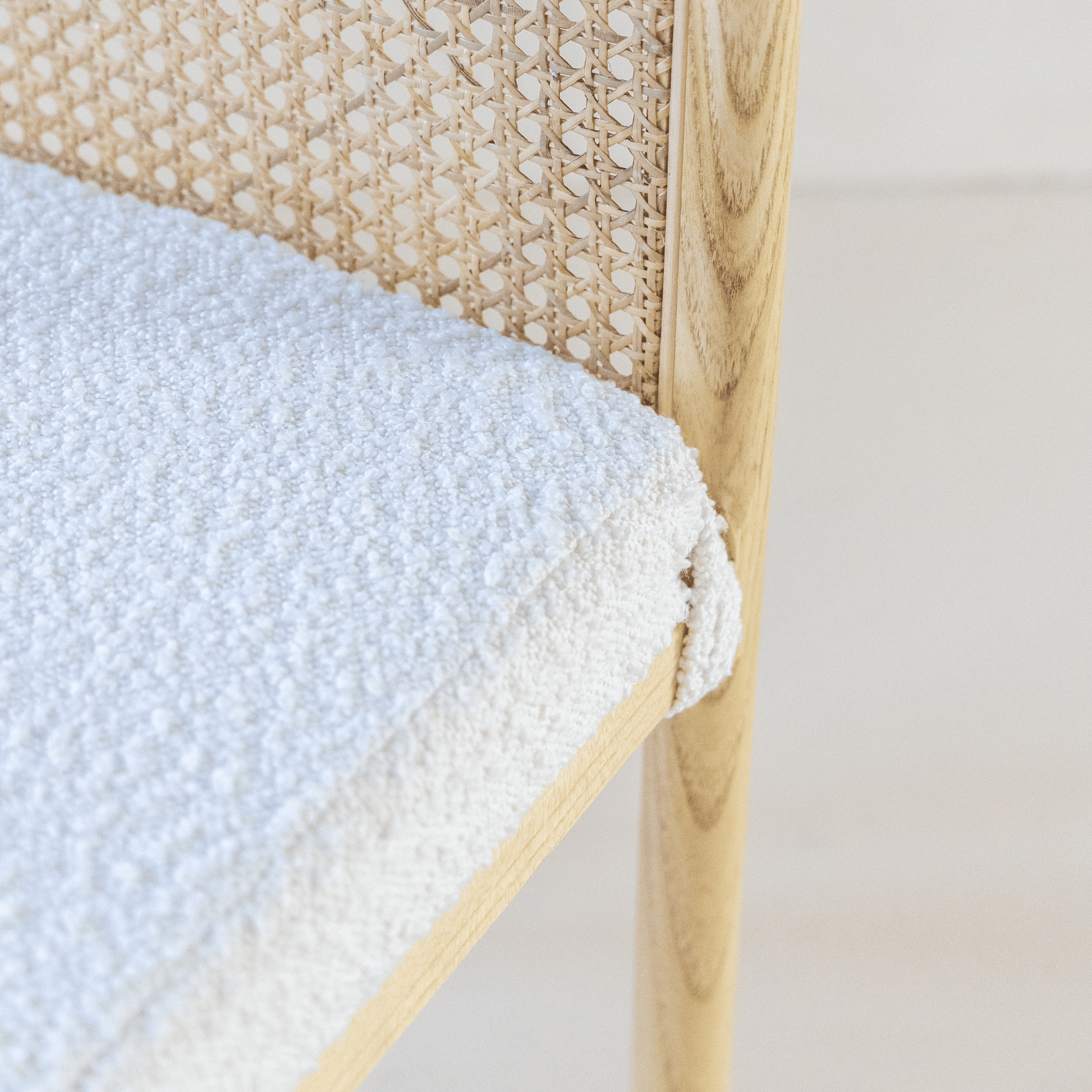 Macey natural dining chair