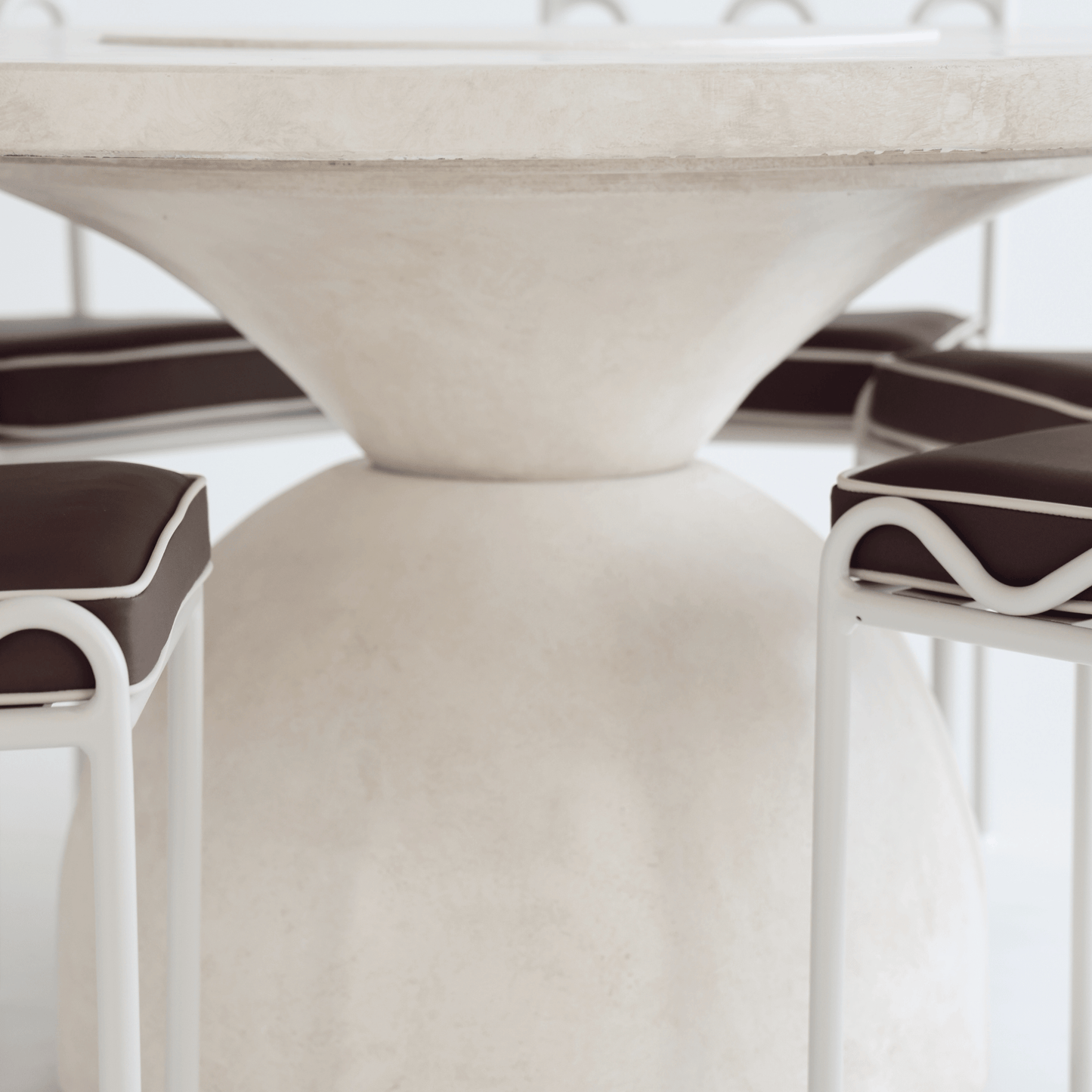 lotus leg base on table