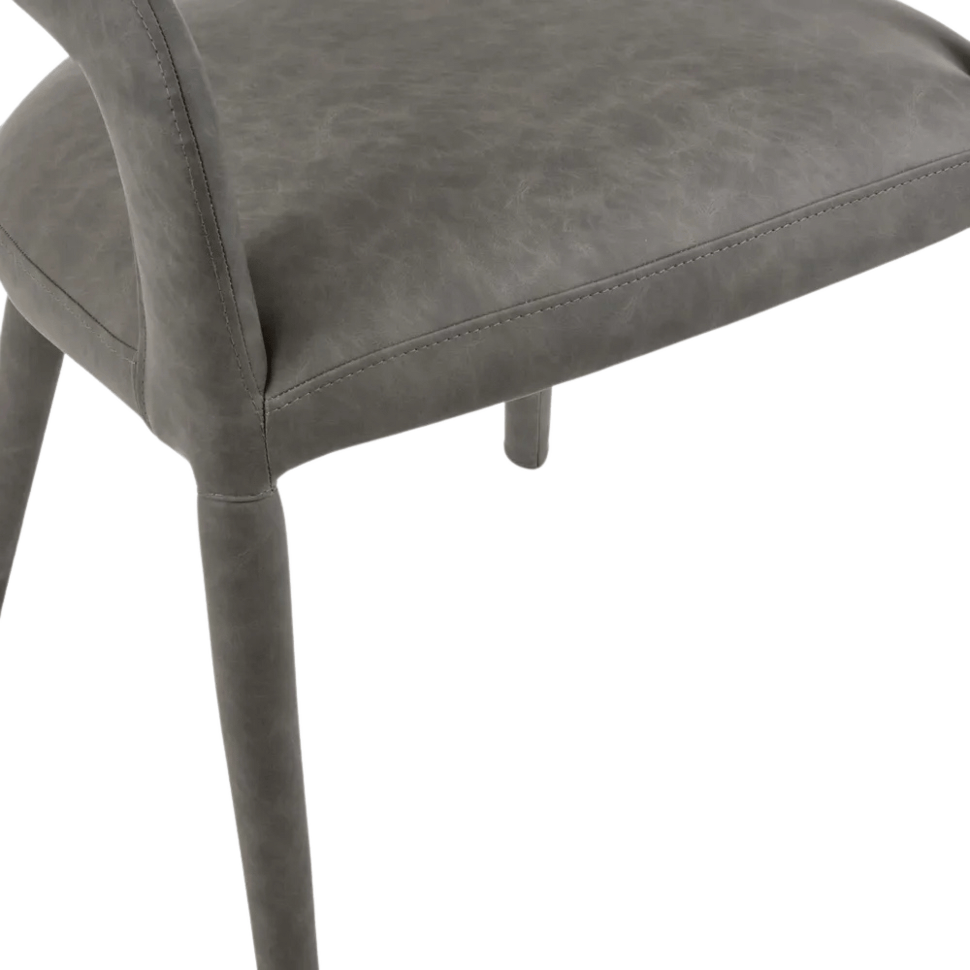 Woorim charcoal PU dining chair