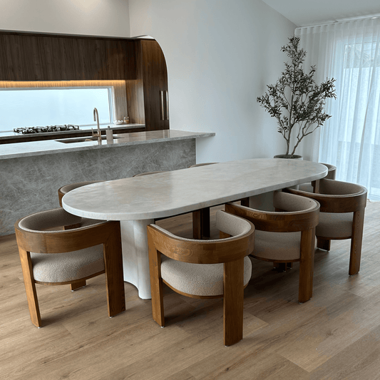 banksia jellybean table in sand
