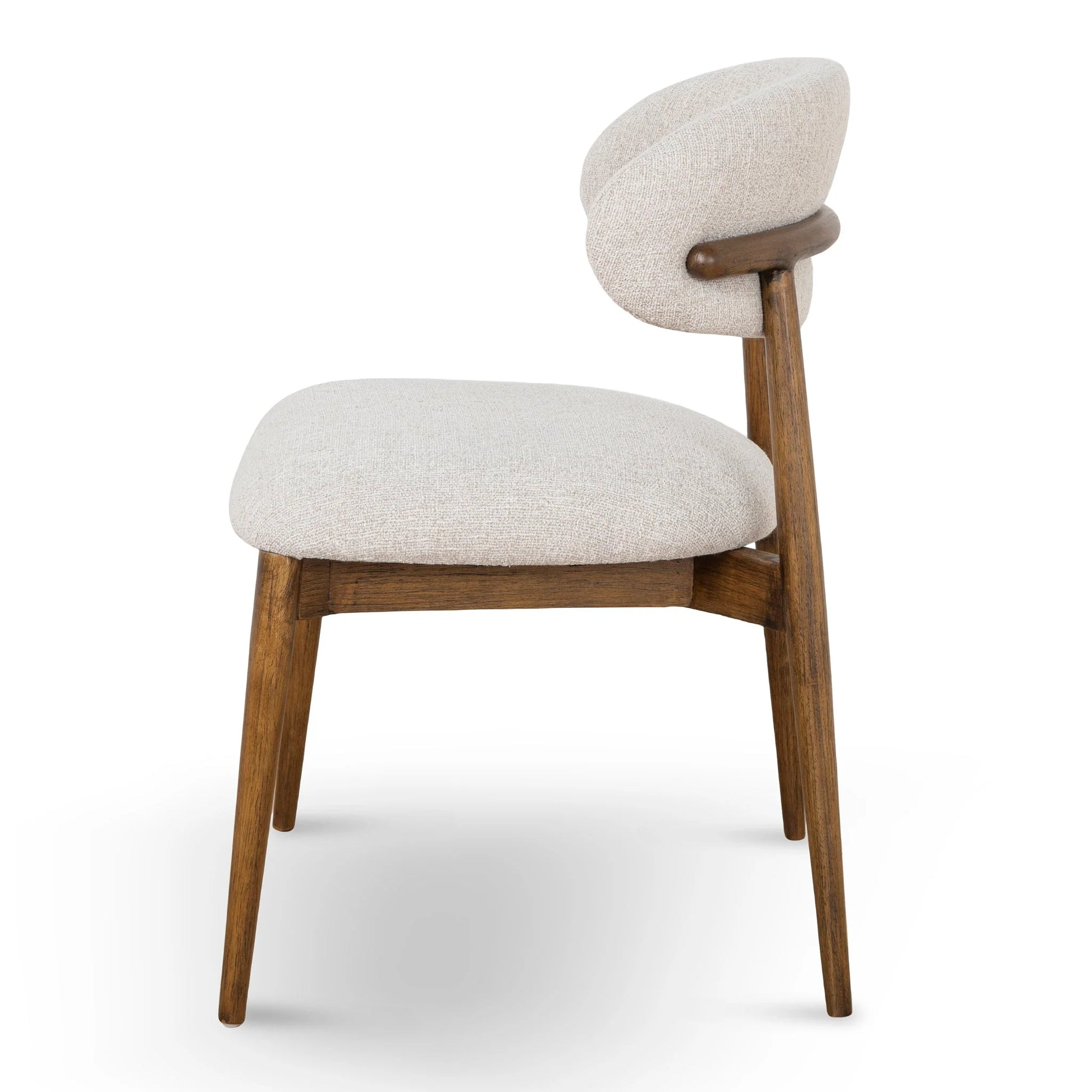 woody walnut dining chair