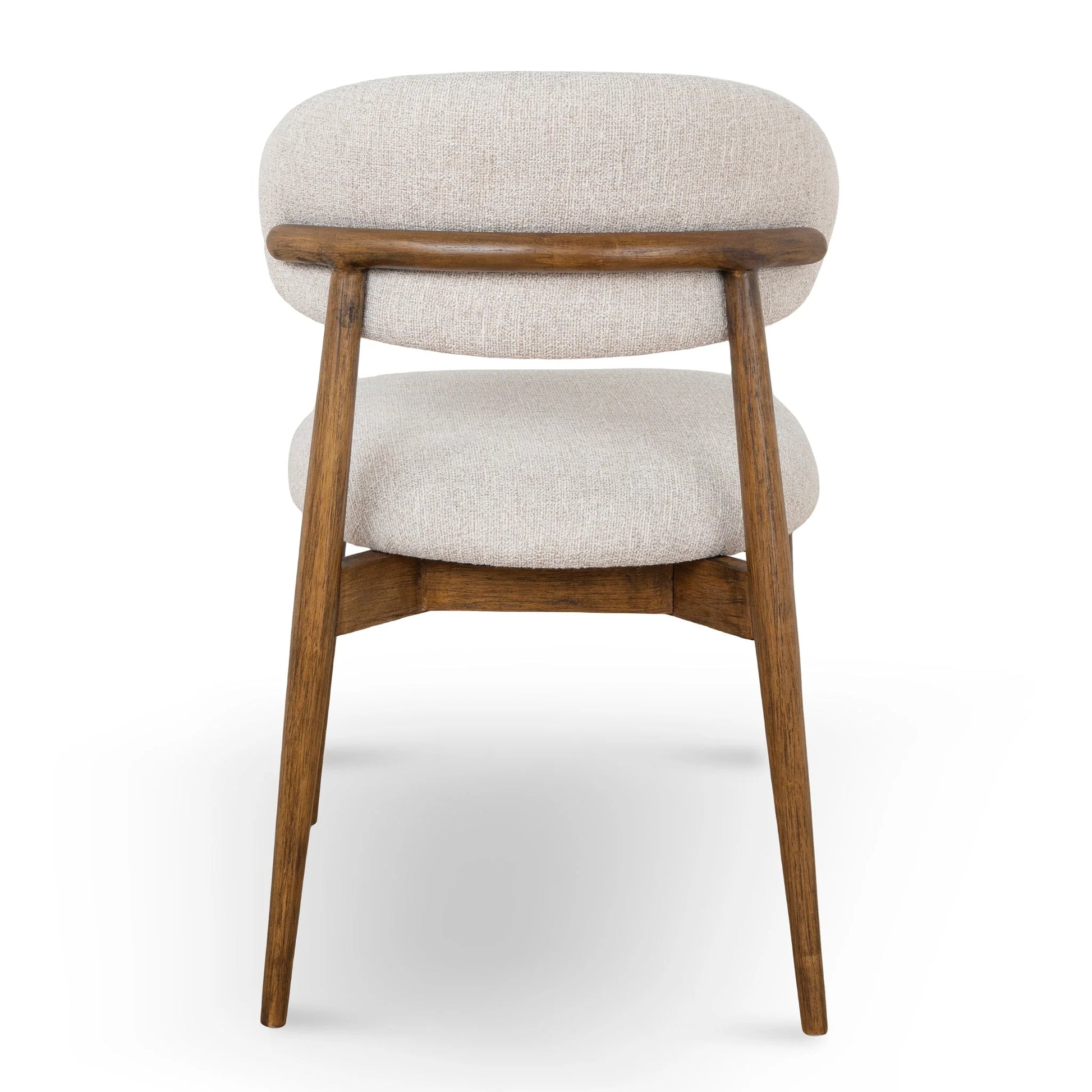 woody walnut dining chair