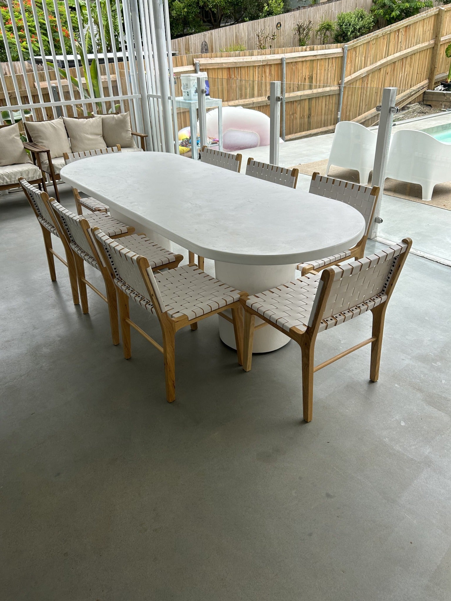 pillar column dining table