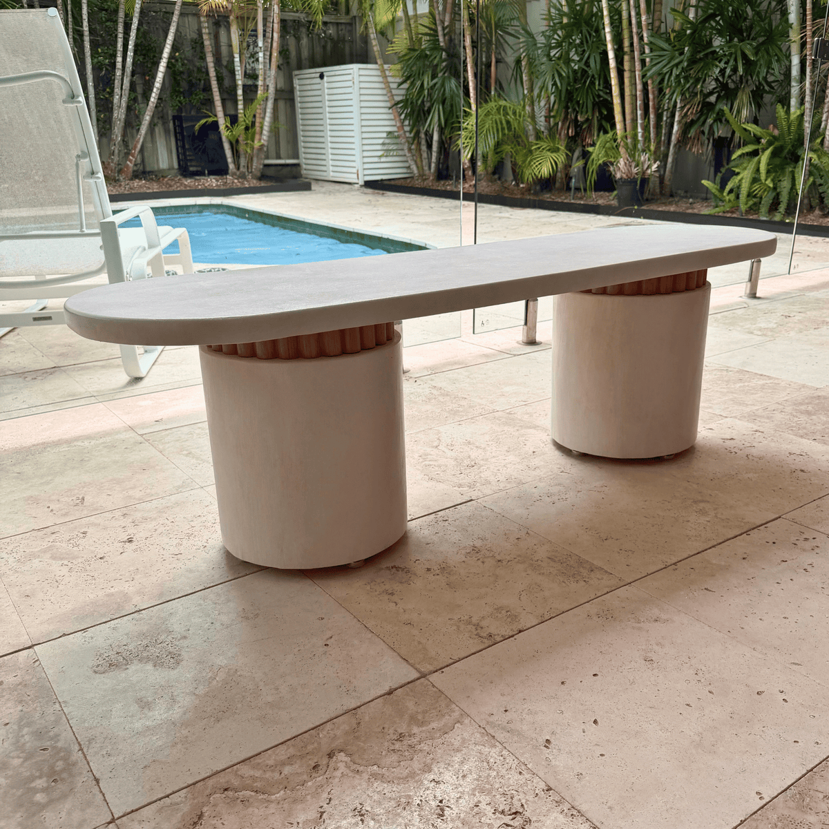 Muprhy outdoor set in Bique colour
