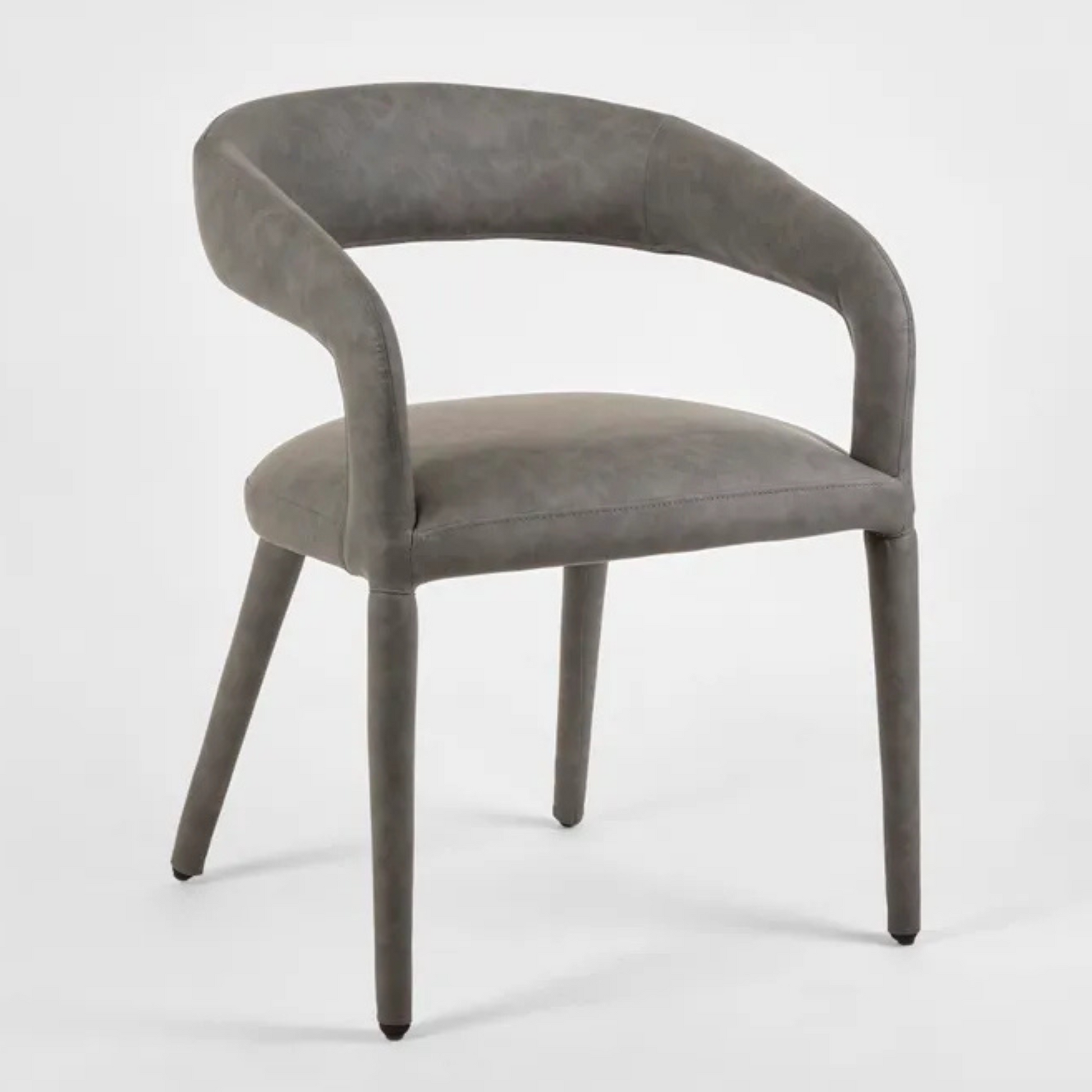 Woorim charcoal PU dining chair
